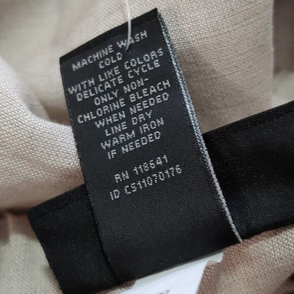 Lane Bryant Women's Linen Blend Capris Pants Plus Size 28 - Picture 6 of 6